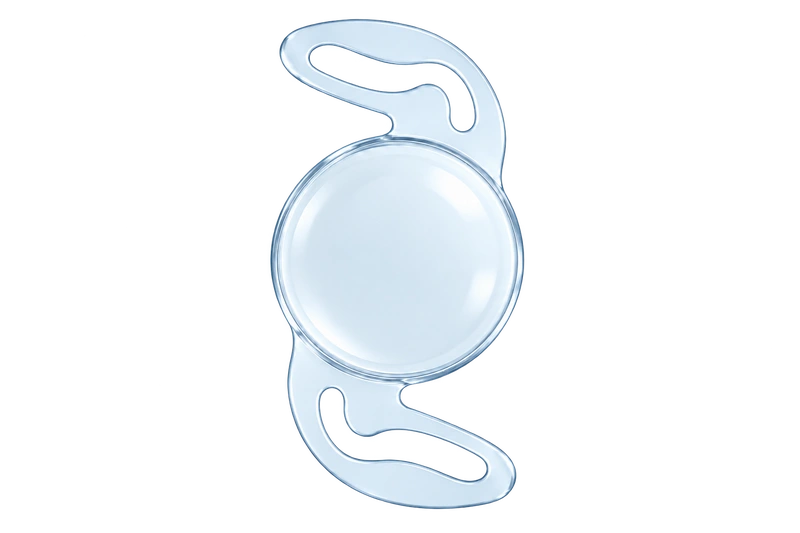 Non-toric RayOne EMV (RAO200E): the round optic and two closed-loop haptics.